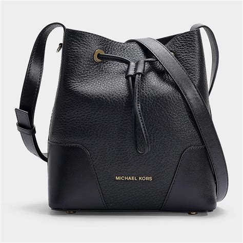 michael michael kors cary small bucket bag|Michael Kors bucket bag sale.